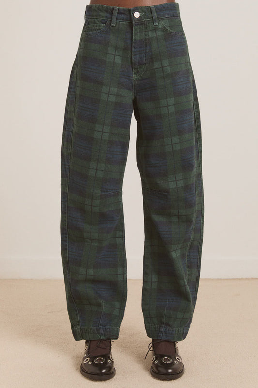 SINCLAIR JEANS - OVER DYE CHECK