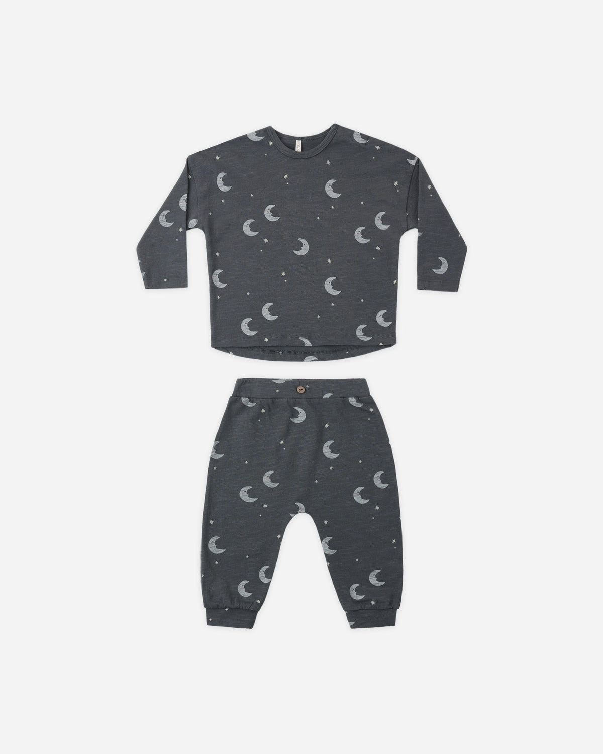 LONG SLEEVE TEE + PANTS SET MOONS