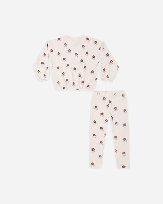 SPONGEY KNIT SET - PETAL DAISY