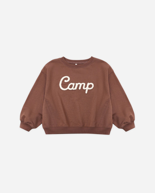 OVERSIZED CAMP SWEATSHIRT
