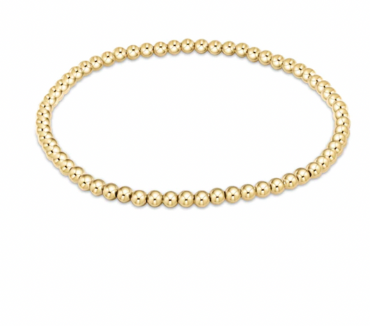 4MM Gold Filled Beaded Bracelet
