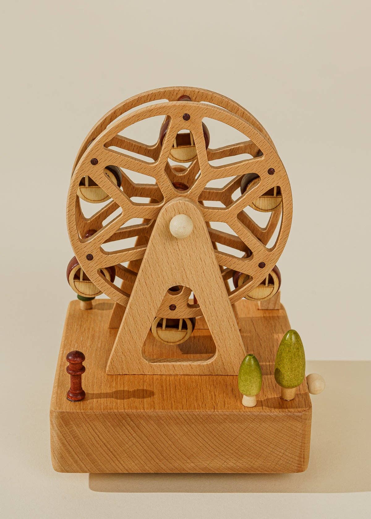 Wooden Music Box -  Ferris Wheel