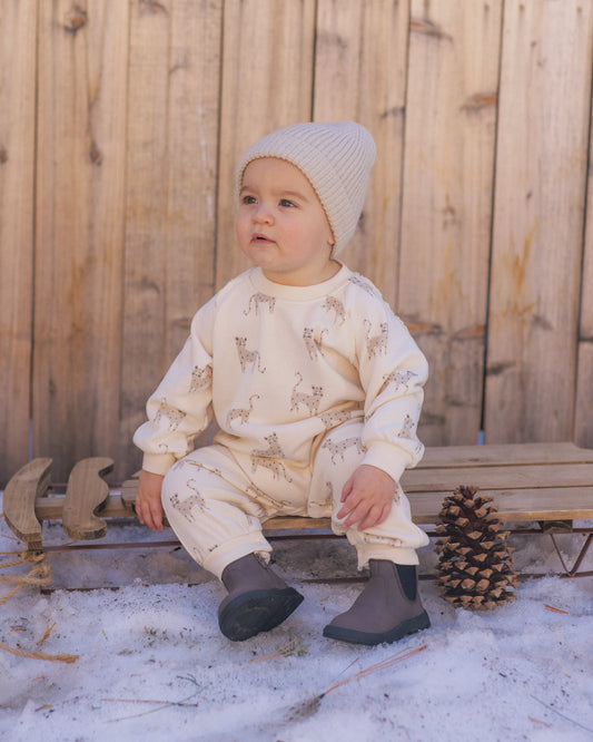 RAGLAN JUMPSUIT LEOPARD