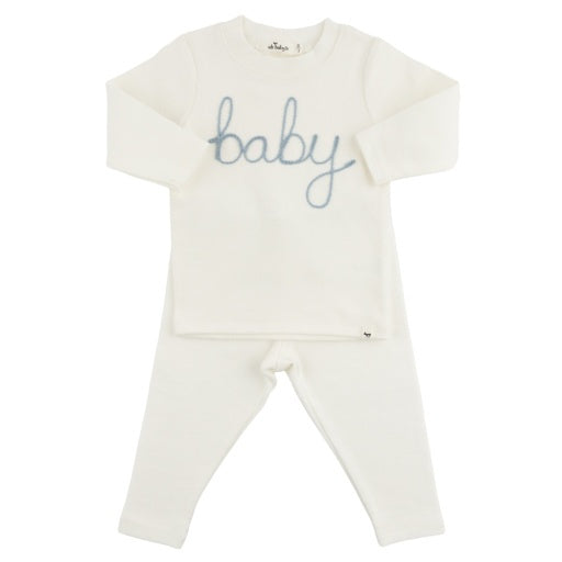 'BABY' FOG EMBROIDERED 2PC SET BR