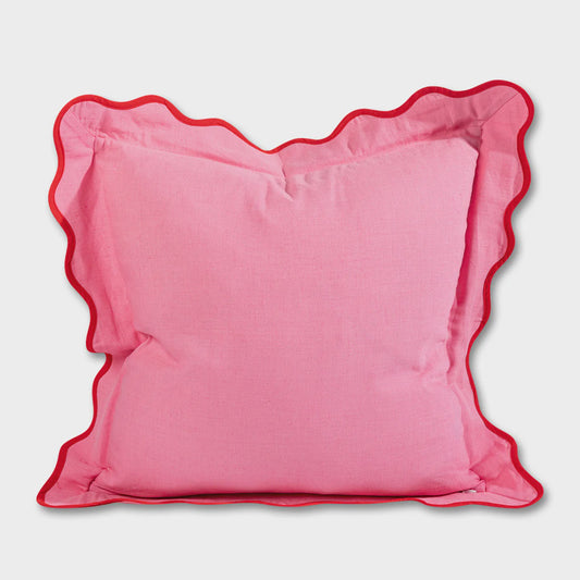 DARCY PILLOW PINK & CHERRY
